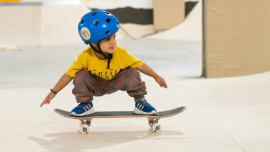 Escuela de Skateboard para los más pequeños de 3 a 5 años.